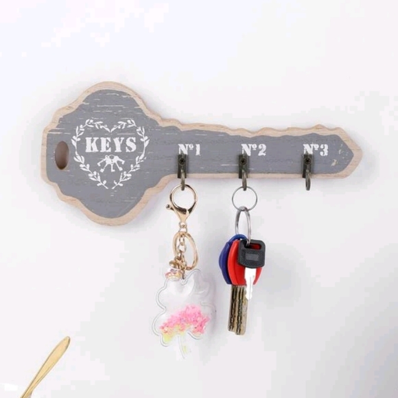 🍉5 for $25* Wood Key Rack - Picture 1 of 4